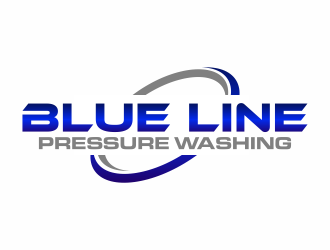  Blue Line Pressure Washing  logo design by ingepro