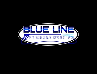  Blue Line Pressure Washing  logo design by Gecko