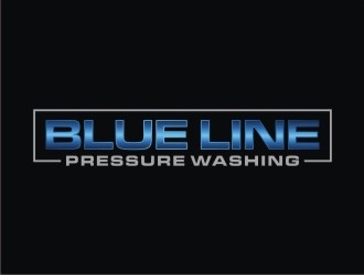 Blue Line Pressure Washing  logo design by agil