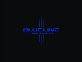  Blue Line Pressure Washing  logo design by narnia