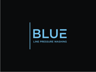  Blue Line Pressure Washing  logo design by vostre