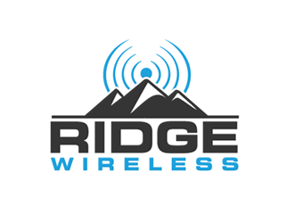 Ridge Wireless logo design by megalogos