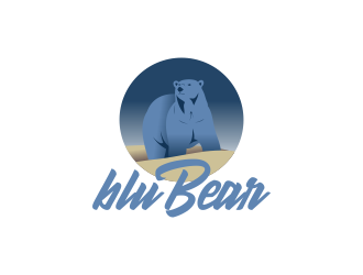 bluBear or blu Bear logo design by Kruger