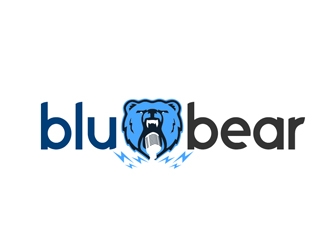 bluBear or blu Bear logo design by Roma
