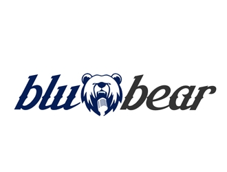 bluBear or blu Bear logo design by Roma