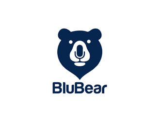 bluBear or blu Bear logo design by logolady