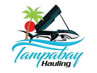 Tampabay hauling  logo design by sanu
