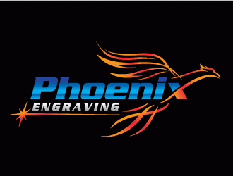 Phoenix Engraving logo design by invento