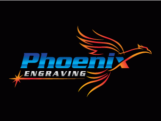 Phoenix Engraving logo design by invento