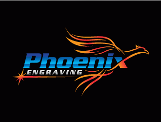 Phoenix Engraving logo design by invento