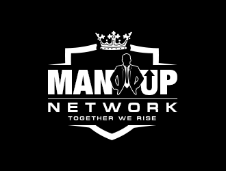Man Up Network  logo design by ProfessionalRoy