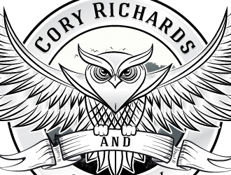 Our logo is an owl with its wings spread. our company name Cory Richards & Company logo design by litera