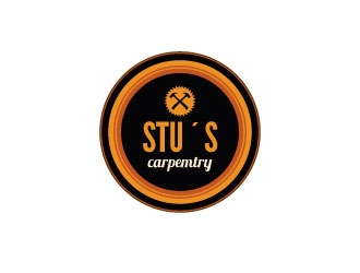 Stus Carpentry logo design by PyramidDesign