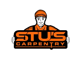 Stus Carpentry logo design by JJlcool