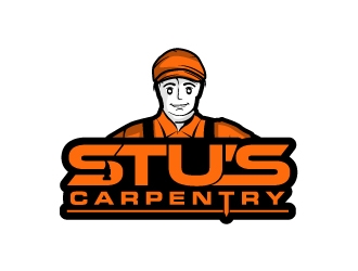Stus Carpentry logo design by JJlcool