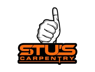 Stus Carpentry logo design by JJlcool