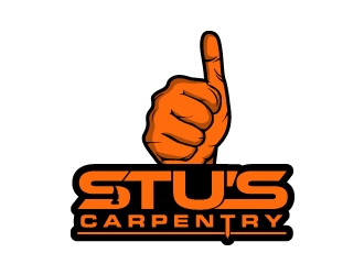 Stus Carpentry logo design by JJlcool