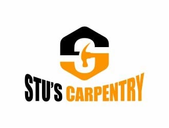 Stus Carpentry logo design by 48art