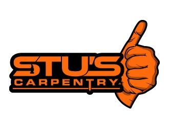 Stus Carpentry logo design by JJlcool