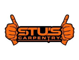 Stus Carpentry logo design by JJlcool