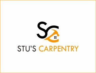 Stus Carpentry logo design by 48art