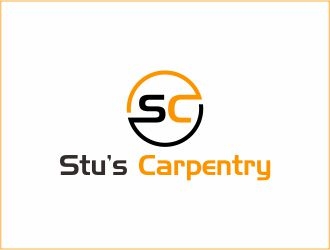 Stus Carpentry logo design by 48art