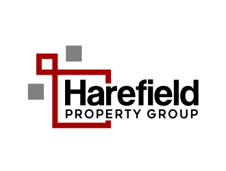 Harefield Property Group logo design by AisRafa