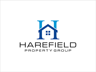 Harefield Property Group logo design by hole