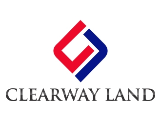 Clearway Land logo design by fawadyk