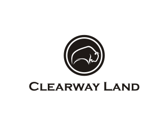Clearway Land logo design by mbamboex