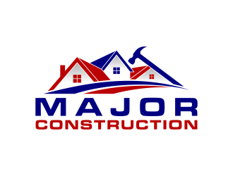MAJOR CONSTRUCTION  logo design by pakNton