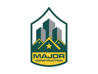 MAJOR CONSTRUCTION  logo design by Royan