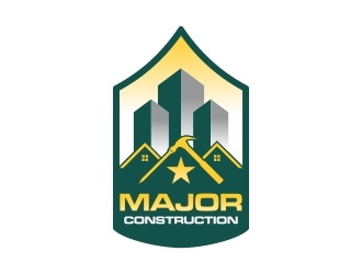 MAJOR CONSTRUCTION  logo design by Royan