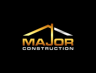 MAJOR CONSTRUCTION  logo design by alby