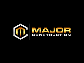 MAJOR CONSTRUCTION  logo design by alby