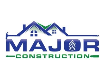 MAJOR CONSTRUCTION  logo design by shere