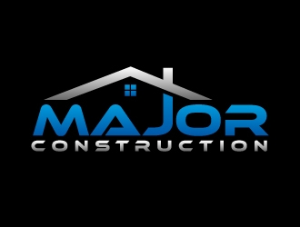 MAJOR CONSTRUCTION  logo design by labo