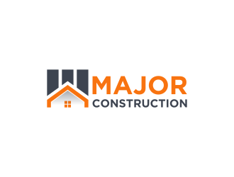 MAJOR CONSTRUCTION  logo design by goblin