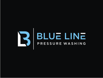  Blue Line Pressure Washing  logo design by vostre