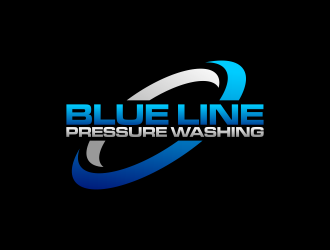  Blue Line Pressure Washing  logo design by imagine