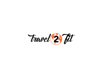 travel2fit logo design by oke2angconcept