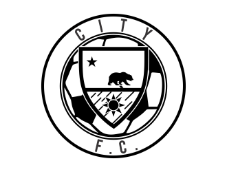 City F.C. (City Futbol Club) logo design by oke2angconcept