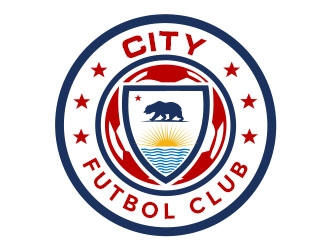 City F.C. (City Futbol Club) logo design by Benok