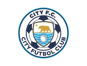 City F.C. (City Futbol Club) logo design by Royan
