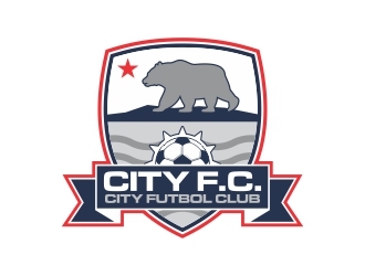 City F.C. (City Futbol Club) logo design by Royan