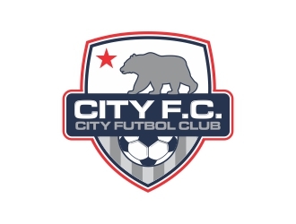 City F.C. (City Futbol Club) logo design by Royan
