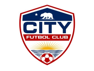 City F.C. (City Futbol Club) logo design by Benok