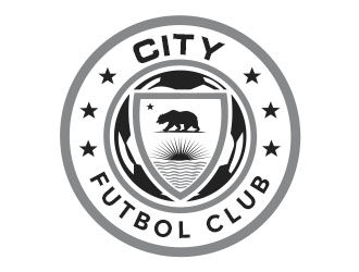 City F.C. (City Futbol Club) logo design by Benok