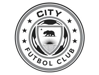 City F.C. (City Futbol Club) logo design by Benok