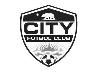 City F.C. (City Futbol Club) logo design by Benok